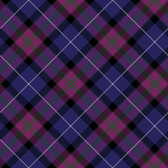 Pride of scotland tartan fabric diagonal texture seamless backgr