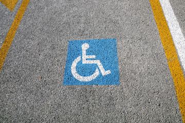 signal disabled parking