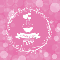 happy valentines day design 