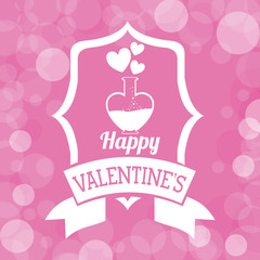 happy valentines day design 