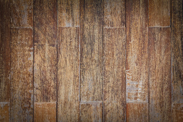 Naklejka premium close up of wall made of wooden planks