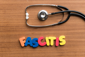 fascitis colorful word