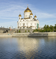 Fototapeta na wymiar Moscow, cathedral of Jesus Christ Saviour