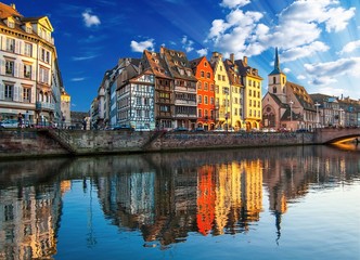 Strasbourg, Alsace, France - obrazy, fototapety, plakaty