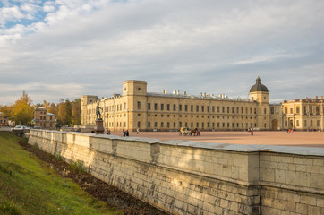Fototapeta premium Big Gatchina palace (1766-1781) in Gatchina