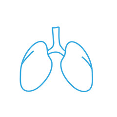 Human lung. Medical icon. Health care