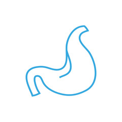Human stomach. Medical icon. Health care