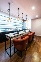 The depiction of nail salon