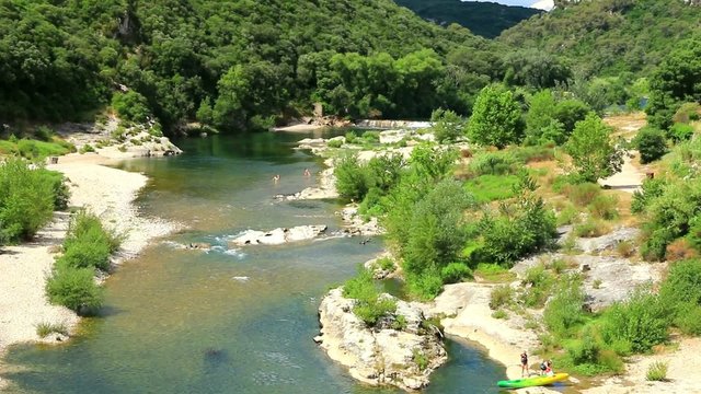 Les gorges du Gardon