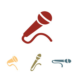 Microphone Icon set.