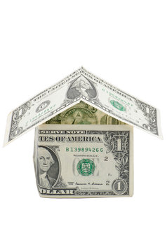 loan, mortgage, money on a white background