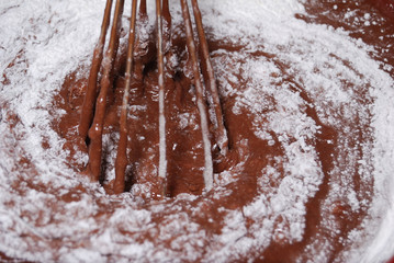 Preparazione crema di cioccolato
