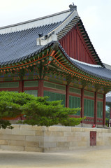 Naklejka premium Gyeongbok Palace, Seoul, Korean Republic ..