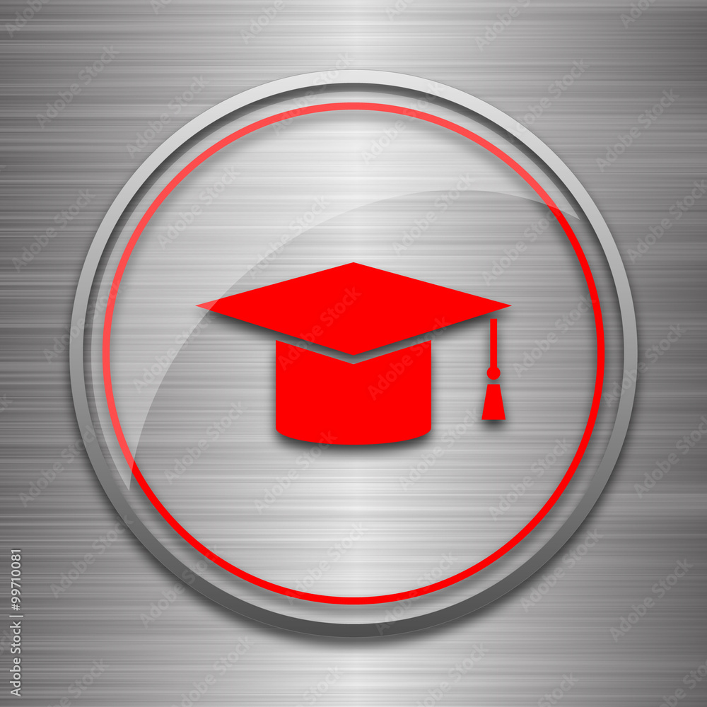 Sticker graduation icon