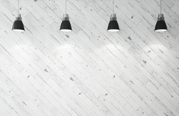 four ceiling lamps