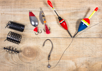 Fishing Equipment - concept of choice fishing techniques.