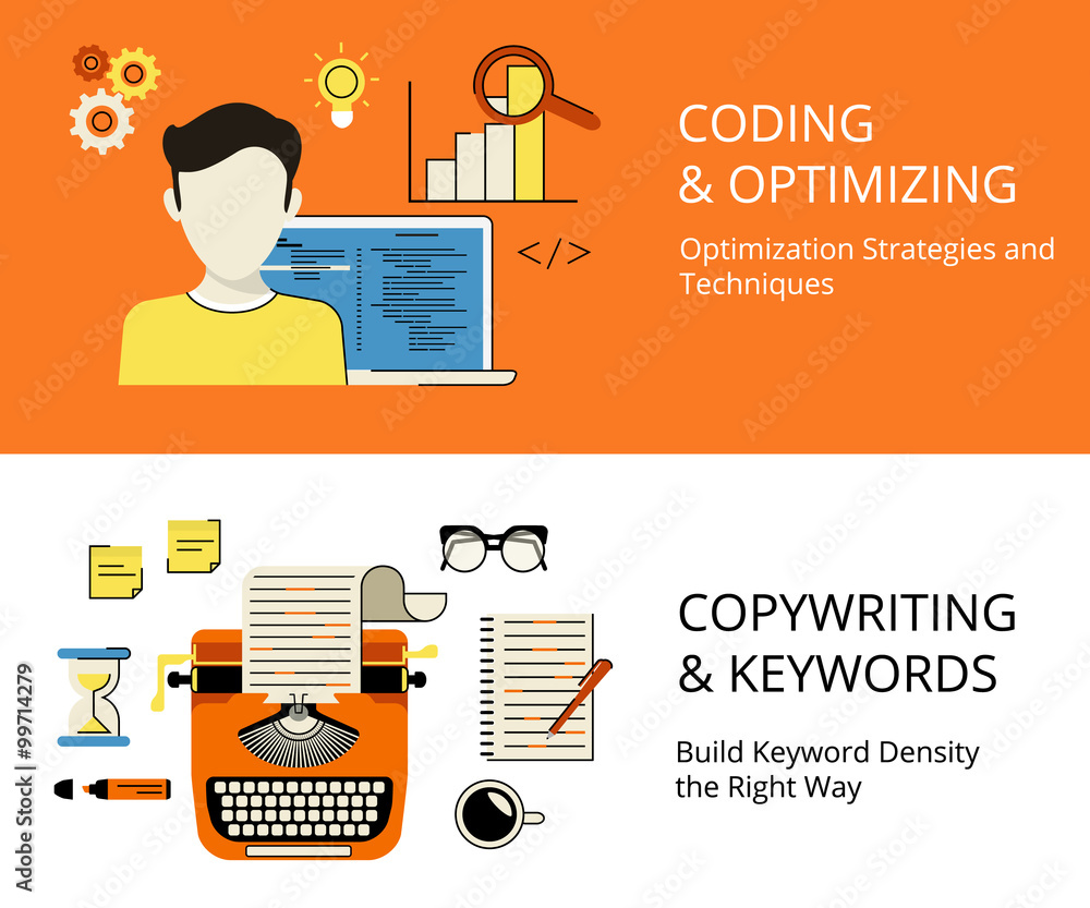 Poster coding and copywriting