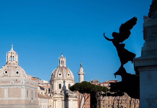Place du Monument Victor Emmanuel II &agrave; Rome