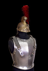 Fototapeta premium Cuirass and helmet of French cuirassier