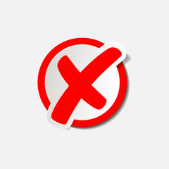 Знак, Символ, Иконка запрета. Отказ.