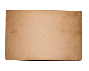 Back of an old photo