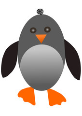 Painted penguin picture