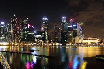 Obraz na płótnie Canvas Singapore cityscape..