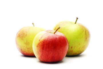 Apples isolated on a white background