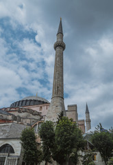 Fototapeta na wymiar Ancient Ottoman mosque in Turkey built by Ottomans 