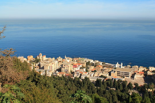 Vue sur la méditerranée à Alger, Algérie