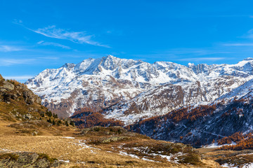 Golden autumn in Engadin