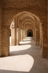 old houses in medina in Sousse, Tunisia