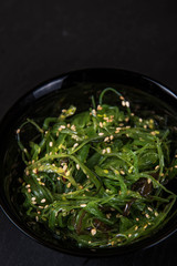 Chuka salad with sesame seeds, Japanese cuisine