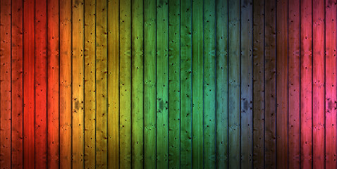 Colorful wooden background pattern texture - obrazy, fototapety, plakaty
