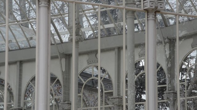 Crystal Palace in Parque del Retiro, Madrid, Spain