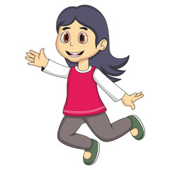 Children Vector Illustration