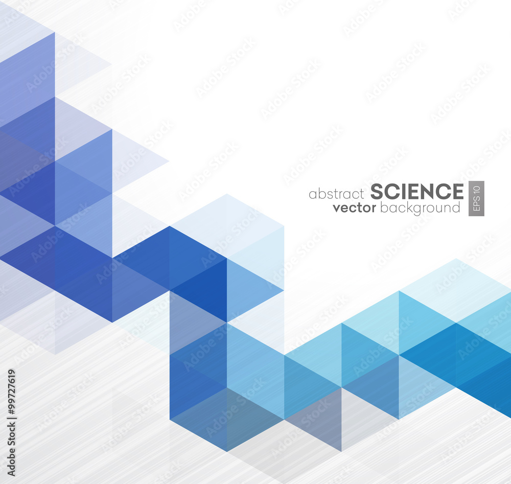 Leinwandbilder vector abstract geometric background with triangles