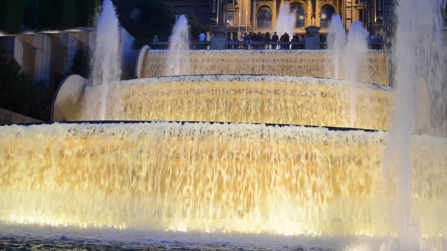 The Palau Nacional, situated in Montjuic (Barcelona)