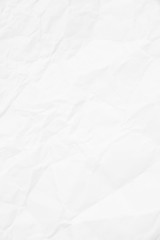 white crumpled paper texture for background binding books, publi