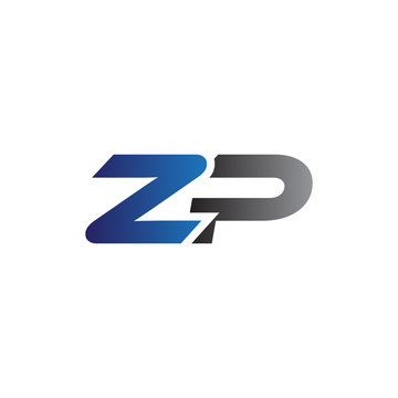 Simple Modern letters Initial Logo zp