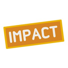 IMPACT wording on rectangular signs
