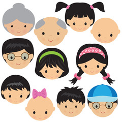 Family icons vector illustration
