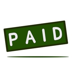PAID wording on rectangular signs