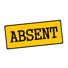 Absent wording on rectangular signs