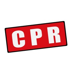 CPR wording on rectangular signs