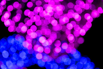 Blurred bokeh of lights background.