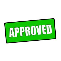 approved wording on rectangular Green signs