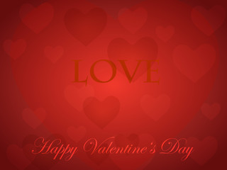 valentines day lettering background