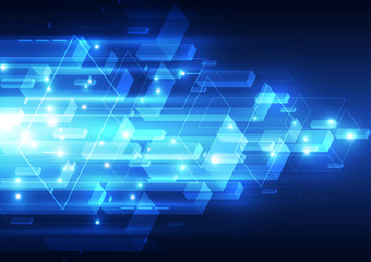 Fototapeta premium Abstract future technology concept background