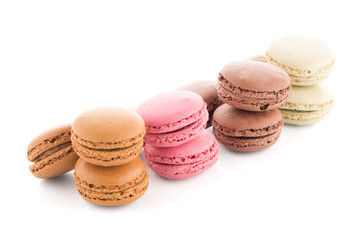 Colorful French Macarons